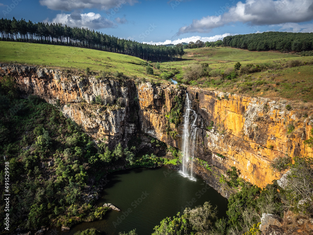 Naklejka premium Berlin fall Afrique du Sud