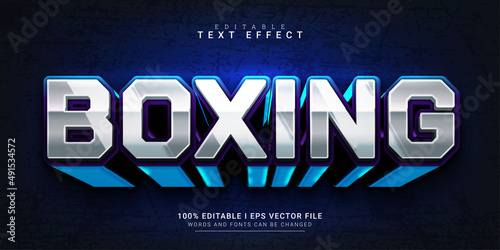 boxing 3d style test effect
