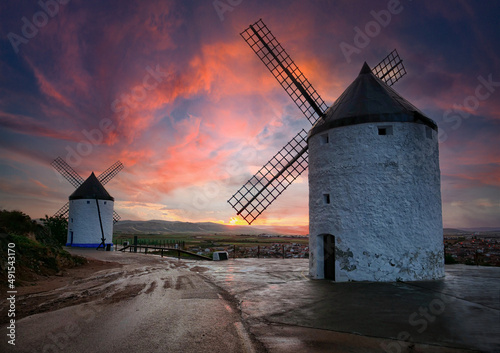 The windmills of La Mancha land