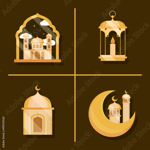 eid mubarak icons
