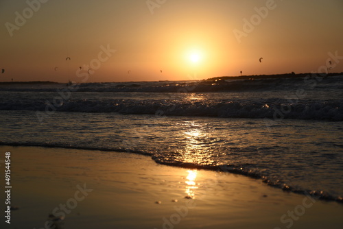 Sunset sea Israel