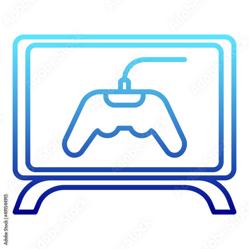gamepad and monitor