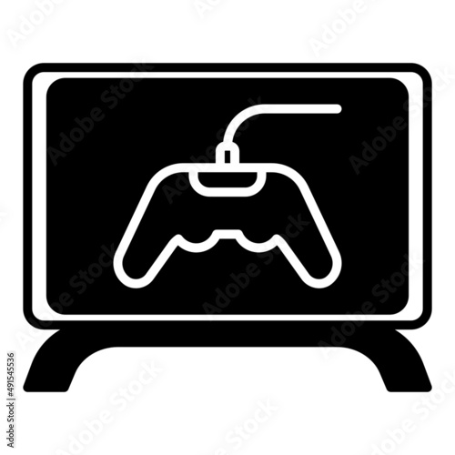 gamepad and monitor