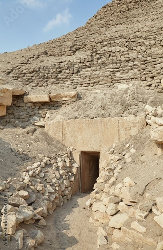 The Pyramid of Hawara, Most Known for Its Lost Labyrinth photo