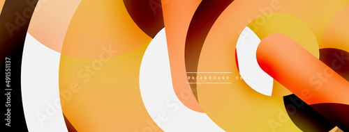 Circle abstract background. Vector illustration for wallpaper banner background card or landing page