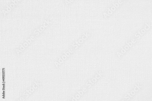 White linen fabric cloth texture for background, natural textile pattern. © Tumm8899