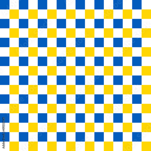 Seamless Colorful Checkered Flannel patterns of square for background.