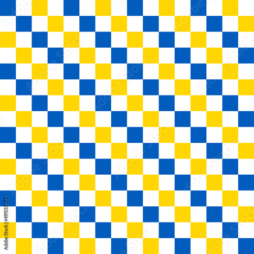 Seamless Colorful Checkered Flannel patterns of square for background.