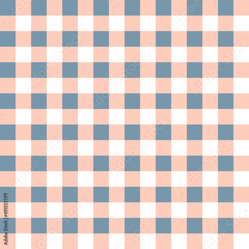 Seamless Colorful Checkered Flannel patterns of square for background.