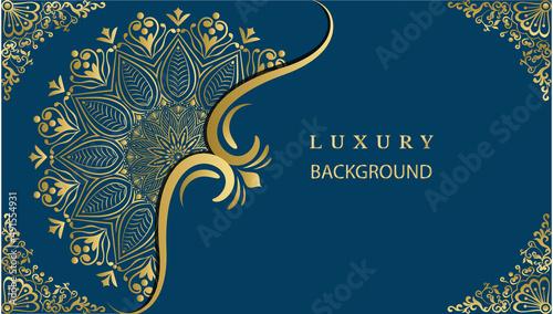 Luxury ornamental mandala design. Abstract beautiful luxury mandala background design.