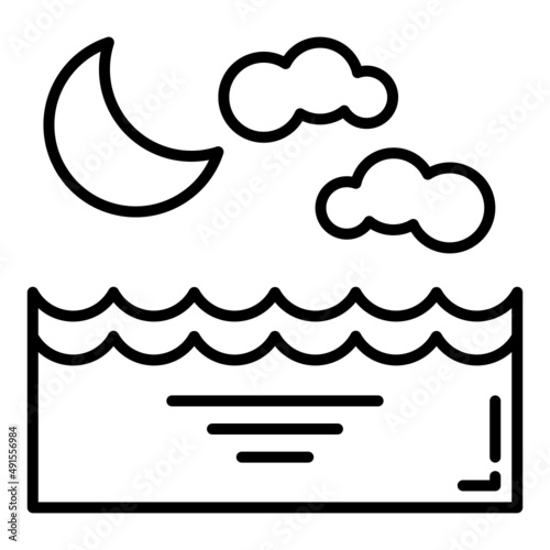 sea night