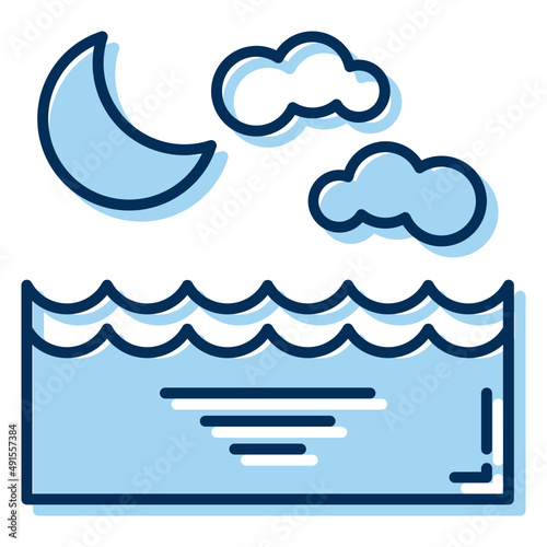 sea night