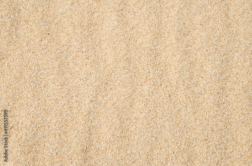 Sand, top view. Texture of sand. Can be used as a background for text.