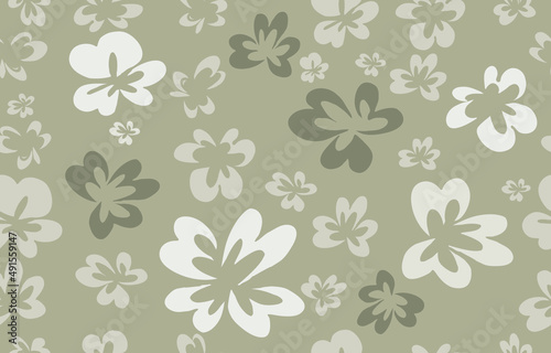 Seamless pattern material of an abstract flower. wallpaper vintage design background