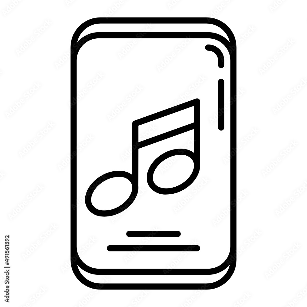 smartphone with music note wallpaper smartphone with music note wallpaper