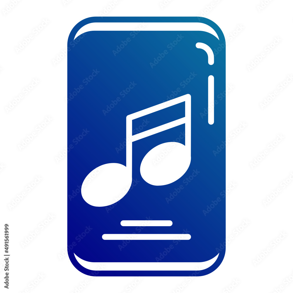 smartphone with music note wallpaper smartphone with music note wallpaper