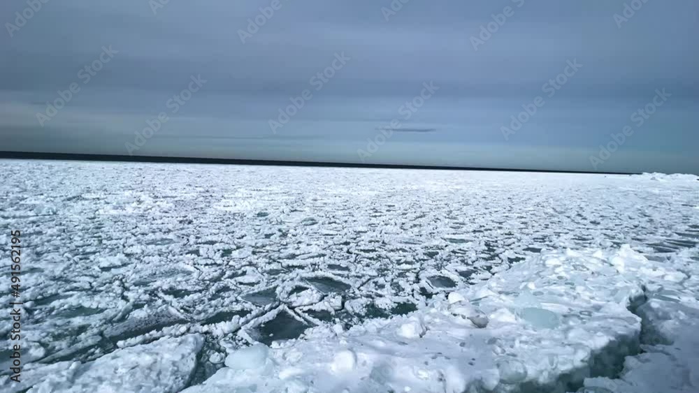 Partially frozen great lakes. Lake superior at its coldest. Partially frozen great lakes. Lake superior at its coldest.