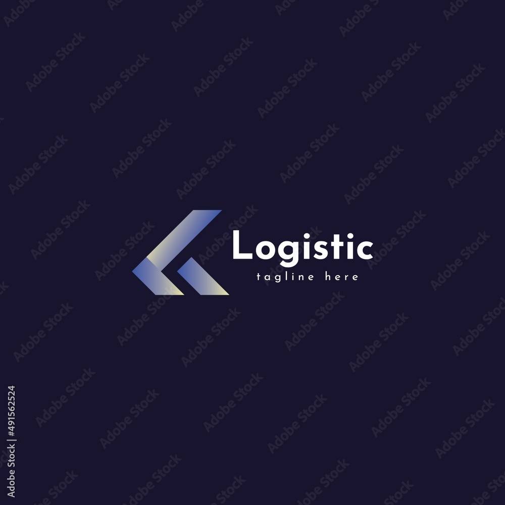 Logistic Send Logo Vector Design Template