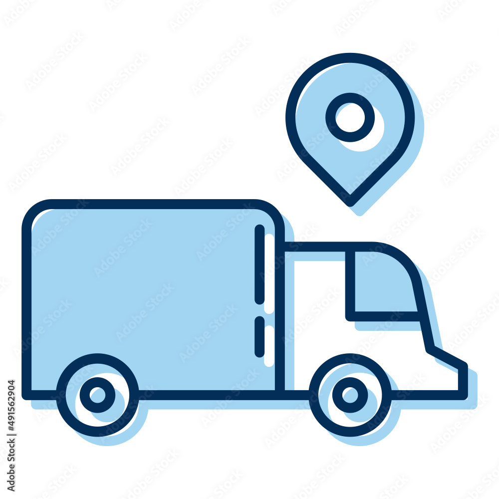 truck and pin delivery truck and pin delivery