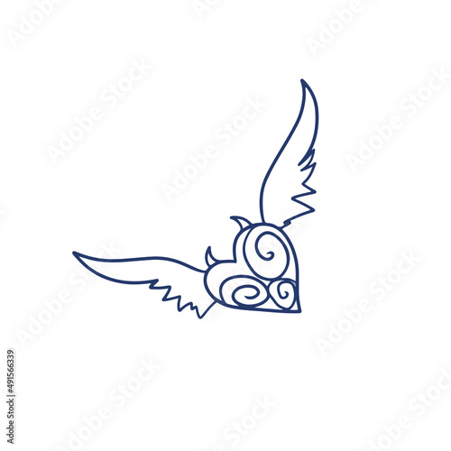 Vector children's design on a white isolated background for banners postcards and stickers