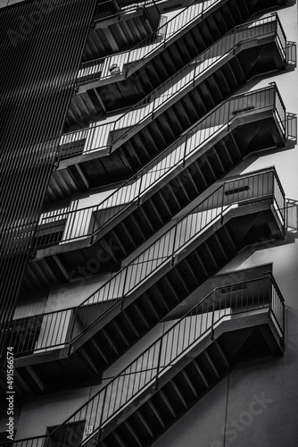 office building stairs