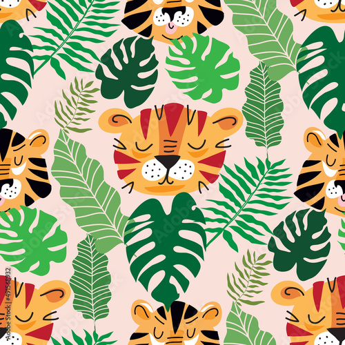 Tiger baby pattern 1