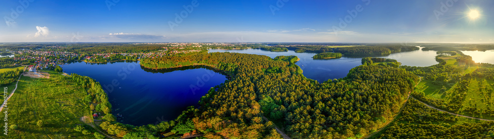 Olsztyn- miasto czterech rzek i piętnastu jezior - obrazy, fototapety, plakaty 