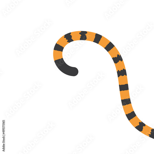 Tiger tail blank space