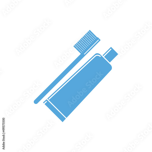 Toothbrush icon vector