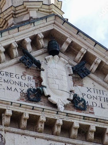 Cremona Italy Duomo fachade details photo