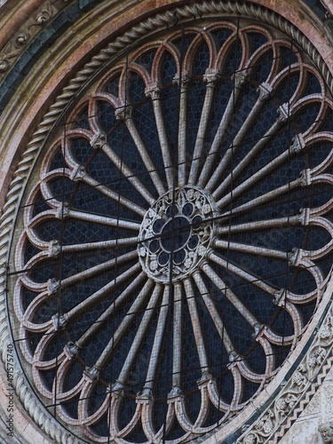 Cremona Italy Duomo fachade details photo