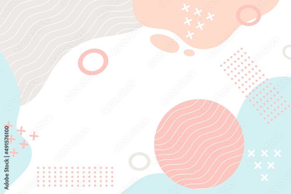Abstract background in flat design