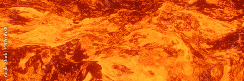 Tableau sur toile 3D abstract lava background. Volcanic magma.