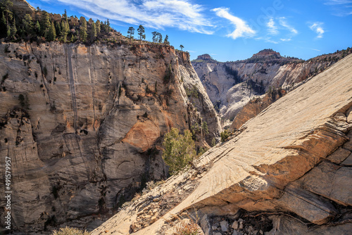 West Rim Hike Trail Views, Zion National Park, Utah