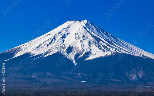 富士山 冬景