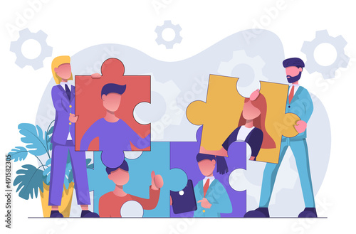 HR manager. Teamwork. HR department. HR process.