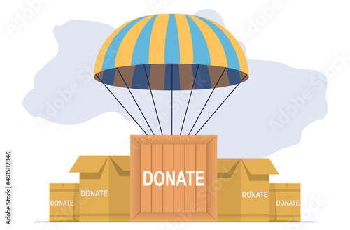 Humanitarian organization. Humanitarian aid for Ukraine. 