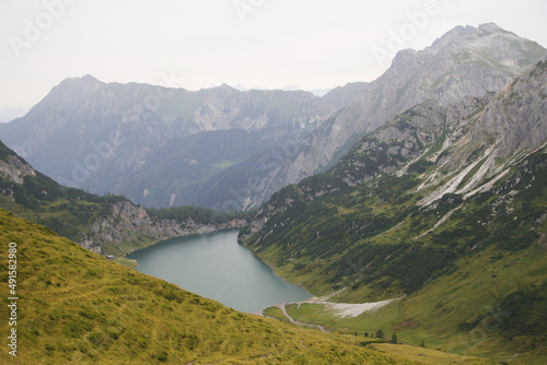 Panorama of Tappenkarsee valley  Austria
