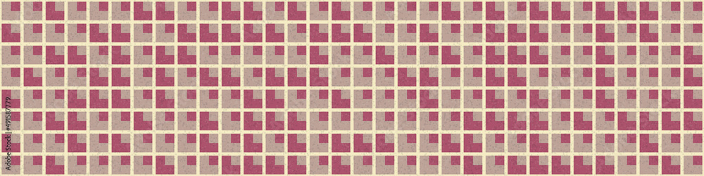 Fototapeta premium Abstract Geometric Pattern generative computational art illustration