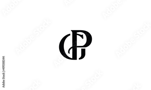 Letter GP Monogram Logo