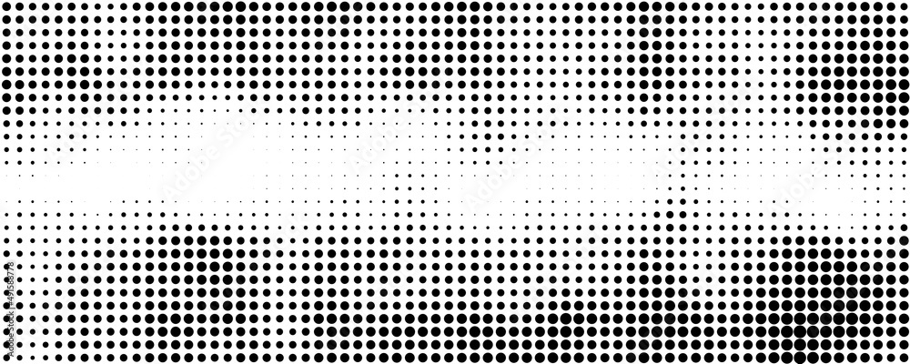 Fototapeta premium black and white background with halftone dots