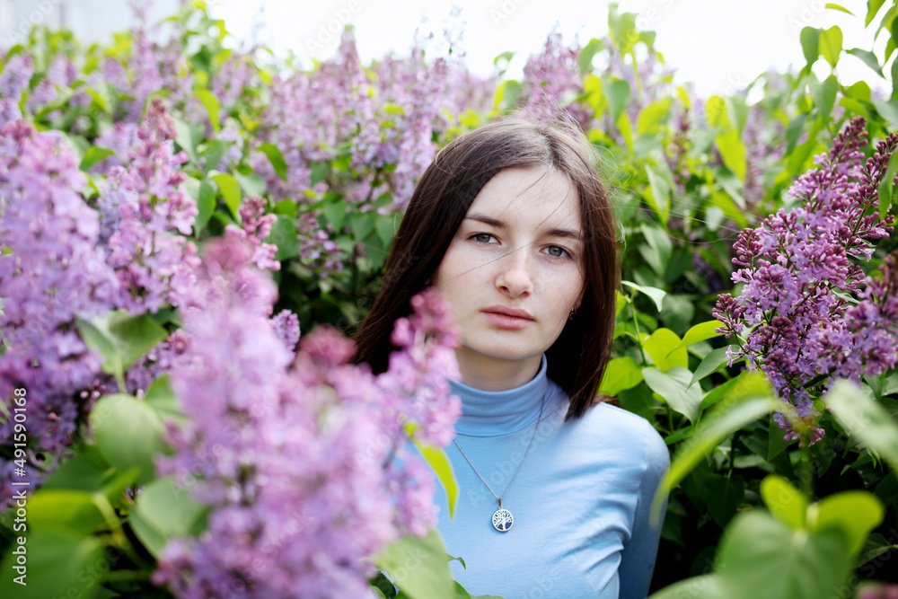 Candid authentic portrait of caucasian woman. Candid authentic portrait of caucasian woman.