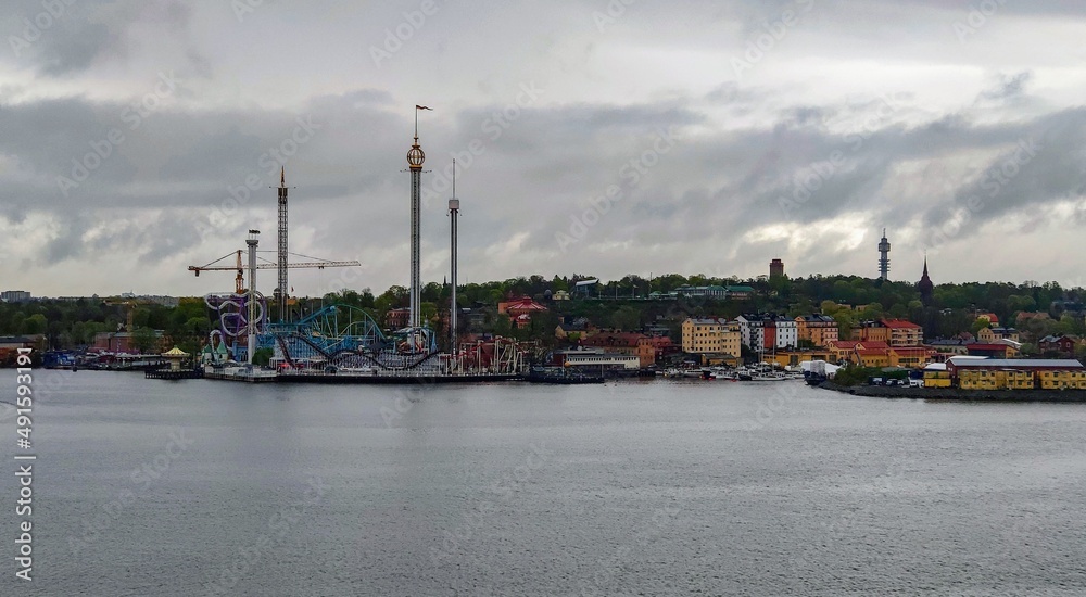 Fototapeta premium Views of the historical center of Stockholm