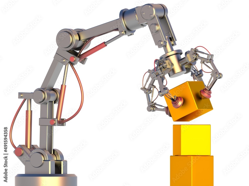 hydraulischer Greifarm mit Paket hydraulischer Greifarm mit Paket