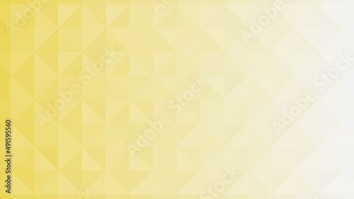 Yellow segmented background. Triangular pixelation. Color texture.