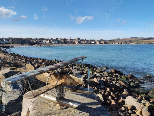 Boardwalk, Stonehaven, Kincardineshire, Aberdeenshire, Scotland