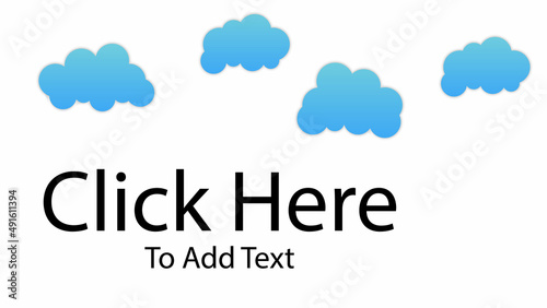 Clouds isolated on white background vector image.