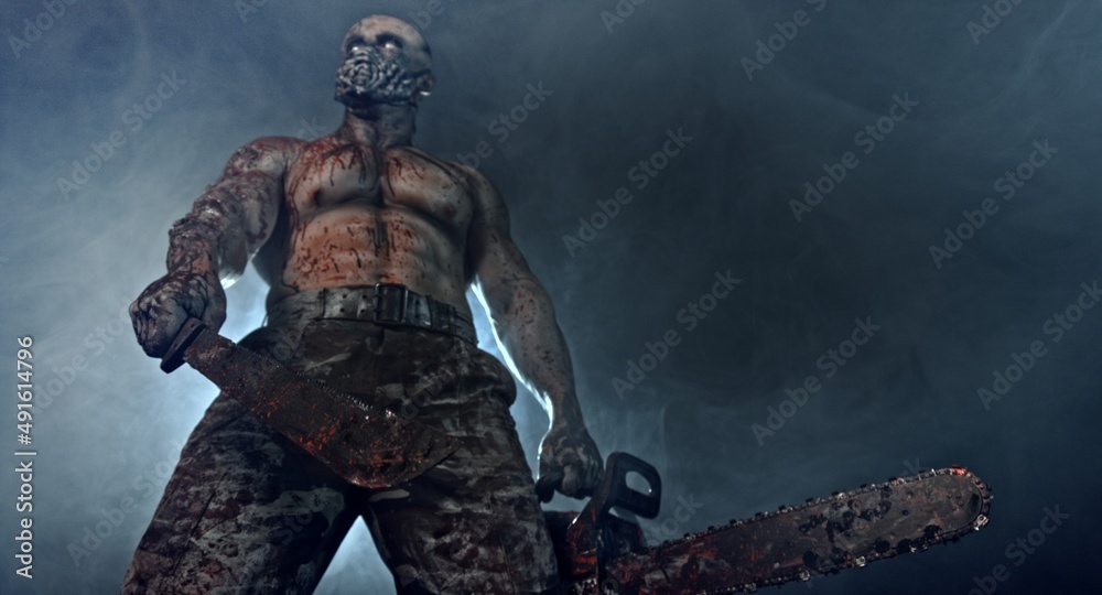 Naklejka premium zombie killer, apocalypse, war