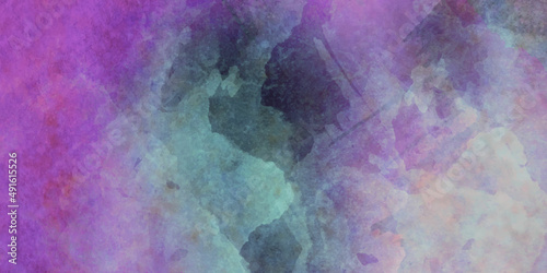 Abstract watercolor painting and abstract pink watercolor background design wash aqua painted texture close up. watercolor background abstract sheet of paper covered with multicolored paint.