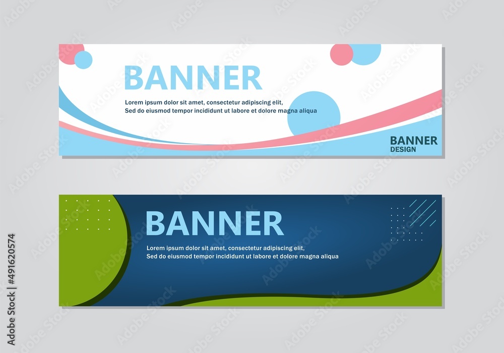 Obraz premium colorful template background design suitable for banner